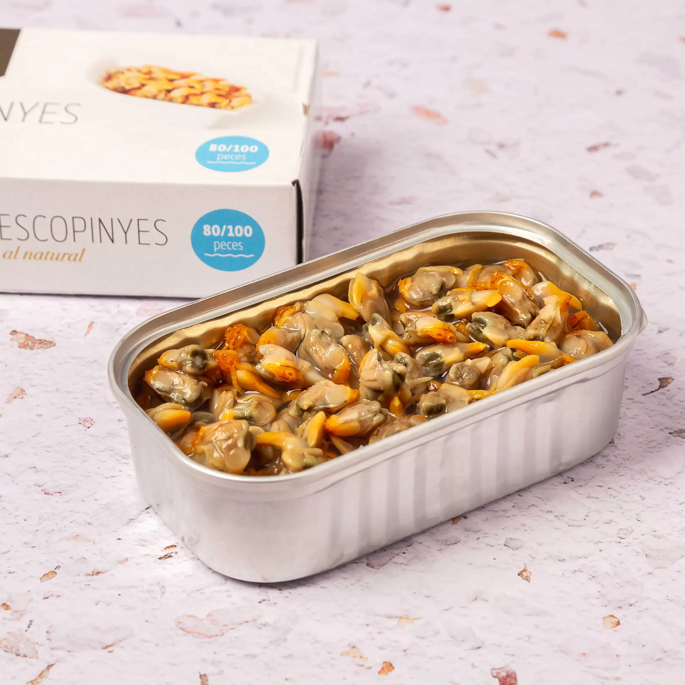 Oferta de Escopinyes al natural 80/100 Ametller Origen 63g por 2,99€ en Ametller Origen