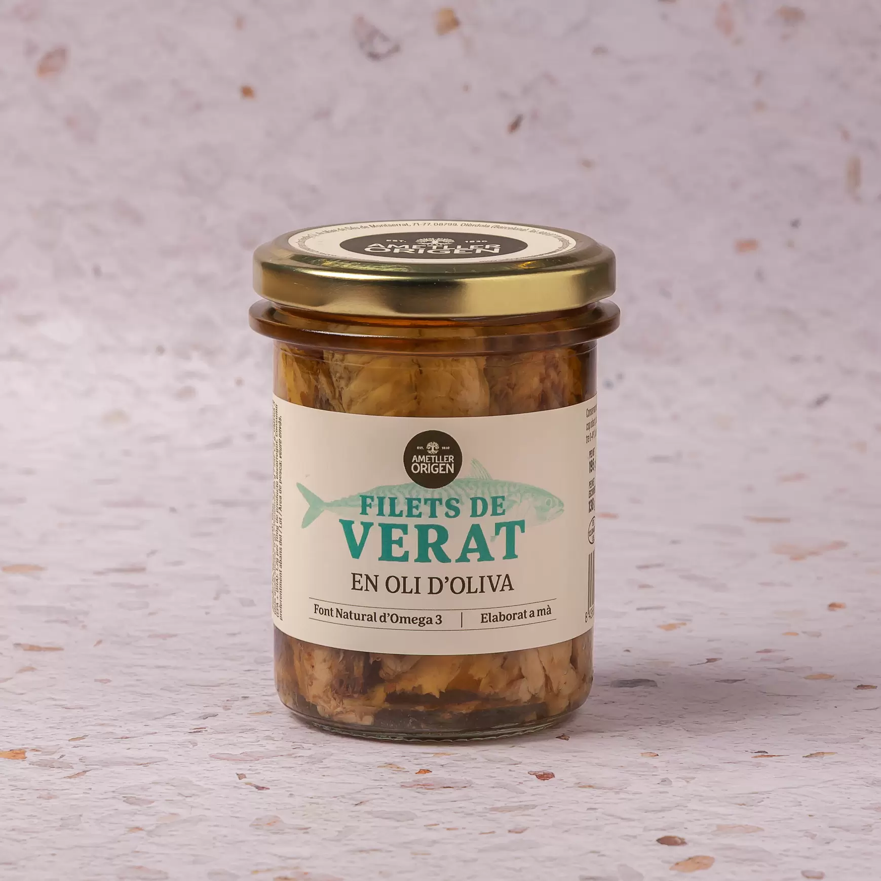 Oferta de Filets de verat en oli d'oliva Ametller Origen 138g por 3,99€ en Ametller Origen