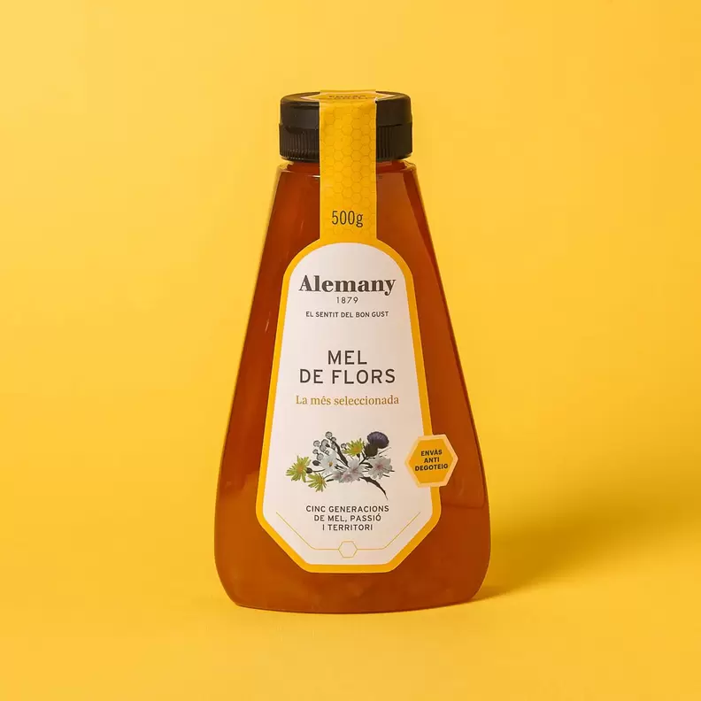 Oferta de Mel mil flors antidegoteig Alemany 500g por 6,49€ en Ametller Origen