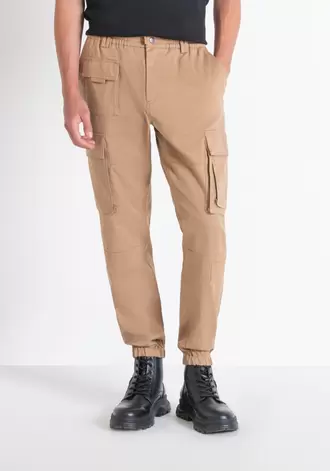 Oferta de Pantalones Cargo «dylan» Regular Fit En Beis De Mezcla De Viscosa por 64,5€ en Antony Morato