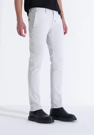 Oferta de Vaqueros «mason» Skinny Fit En Denim Chiaro por 89€ en Antony Morato