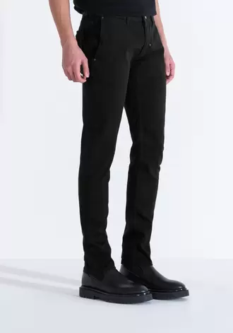 Oferta de Vaqueros «mason» Skinny Fit En Denim Nero por 44,5€ en Antony Morato