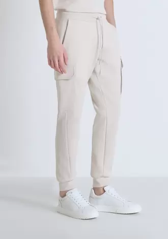 Oferta de Pantalones De Felpa Regular Fit De Mezcla De Algodón Con Logotipo De Goma por 99€ en Antony Morato