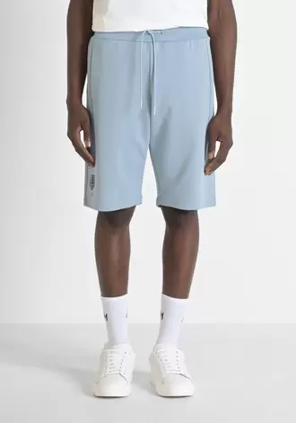 Oferta de Pantalones Cortos Regular Fit De Felpa Con Logotipo Bordado por 69€ en Antony Morato