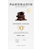 Oferta de Tableta Chocolate Negro Pancracio Intense Cocoa 90% por 2,87€ en Aporvino
