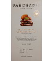 Oferta de Tableta Chocolate con Leche Pancracio Frutos Secos Caramelizados por 2,87€ en Aporvino