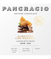 Oferta de Mini Tableta Chocolate con Leche Pancracio Almendra con Naranja 40gr por 1,79€ en Aporvino