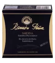 Oferta de Sardinillas en Aceita de Oliva Ramon Peña Serie Oro, 30/35 piezas, 150 gr. por 7,4€ en Aporvino