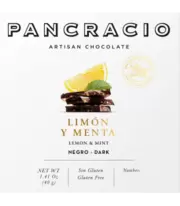 Oferta de Mini Tableta Chocolate Negro Pancracio Limón y Menta 40gr por 2,55€ en Aporvino