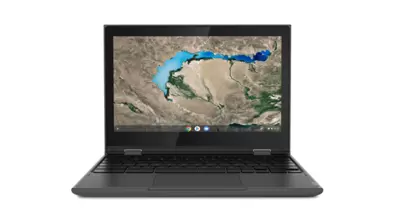 Oferta de Chromebook lenovo 300e intel-4-32-re teclado reacondicionado por 277€ en App Informática