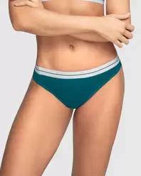 Oferta de Stretch Cotton Contrast Waistband Thong por 12€ en Leonisa