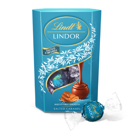 Oferta de Lindor Cornet Salted Caramel 200g por 7,49€ en Lindt