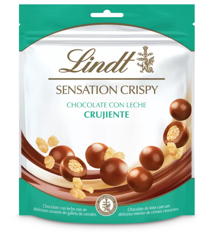 Oferta de SENSATION Crispy Chocolate con Leche 140g por 5,99€ en Lindt