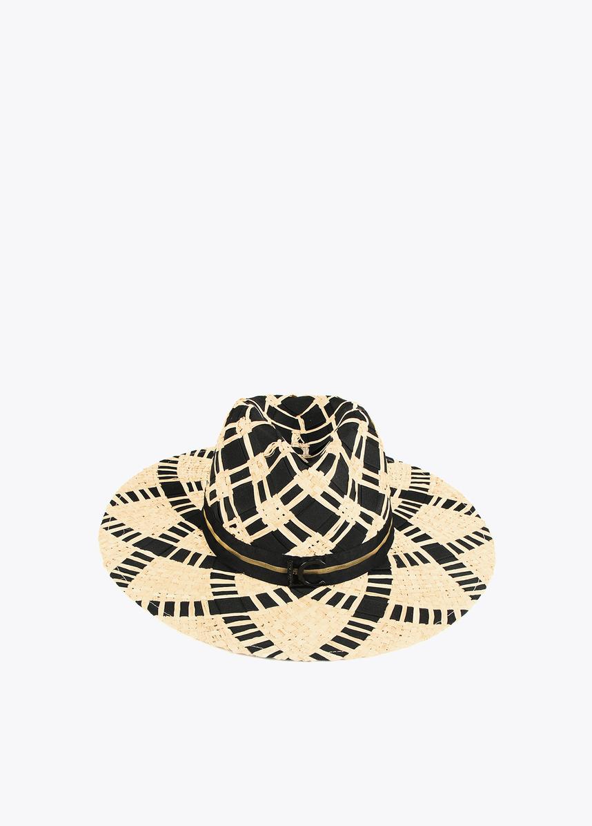 Oferta de Sombrero trenzado bicolor por 59,95€ en Lola Casademunt