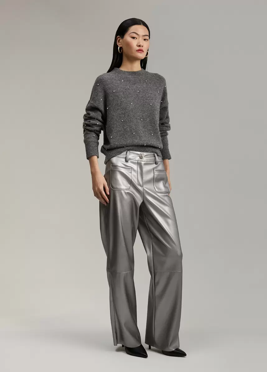 Oferta de Pantalón efecto piel por 129€ en Lola Casademunt