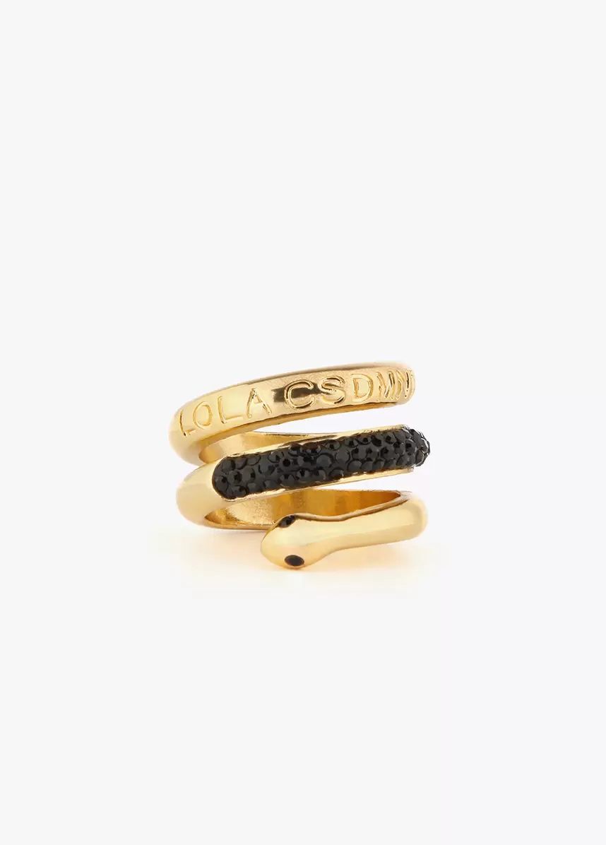 Oferta de Anillo serpiente con cristales por 39,95€ en Lola Casademunt