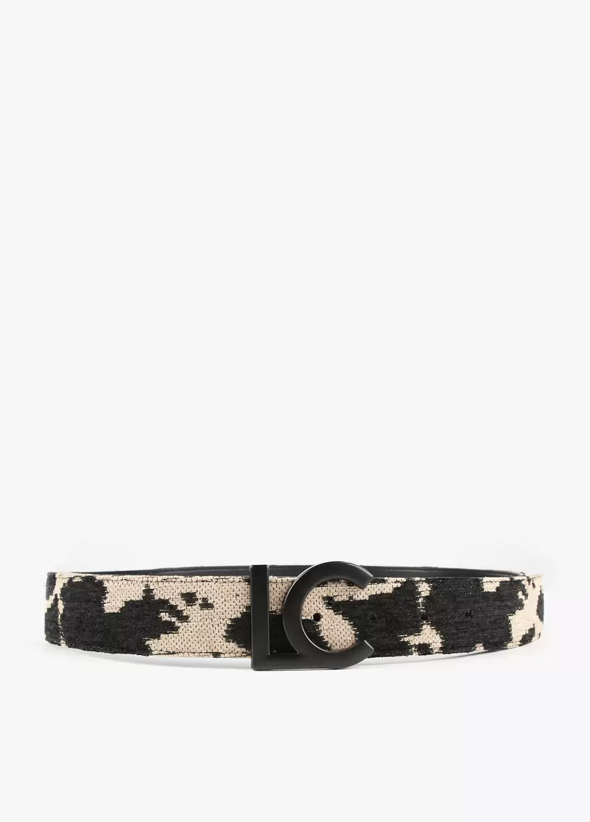 Oferta de Cinturón reversible animal y negro por 39,95€ en Lola Casademunt