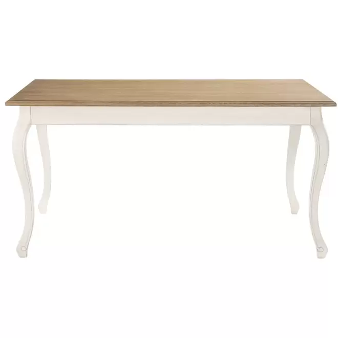 Oferta de Table à manger 6/8 personnes crème L160 por 339€ en Maisons du Monde