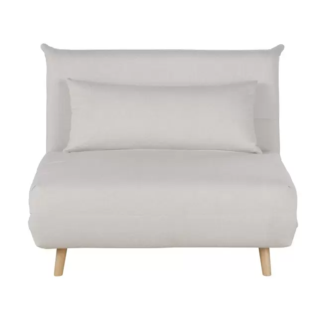 Oferta de Canapé clic-clac 1 place beige por 229€ en Maisons du Monde