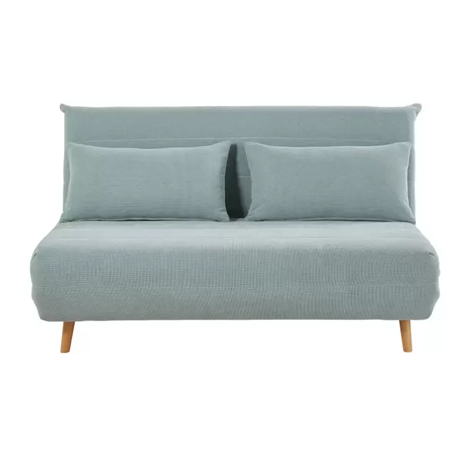 Oferta de Canapé clic-clac 2 places vert d'eau por 339€ en Maisons du Monde