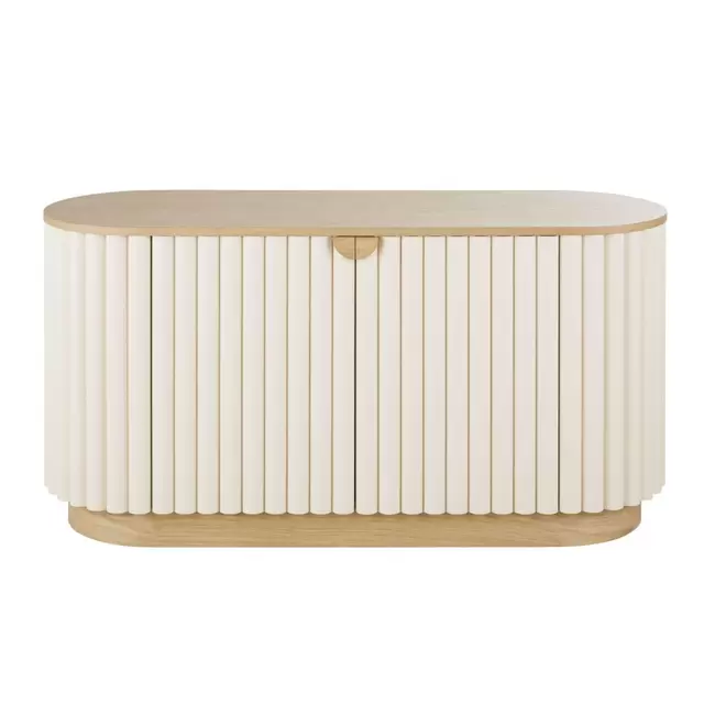 Oferta de Buffet 2 portes blanc mat por 799€ en Maisons du Monde