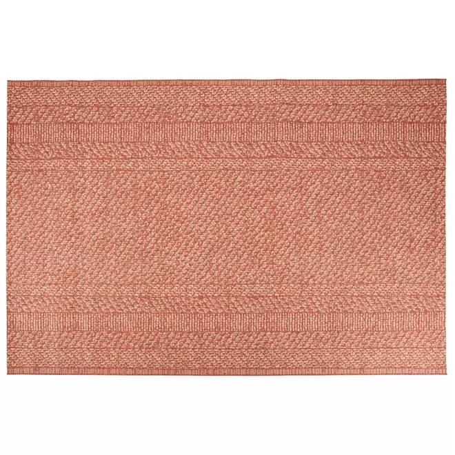 Oferta de Tapis d'extérieur tissé terracotta 200x290 por 159€ en Maisons du Monde