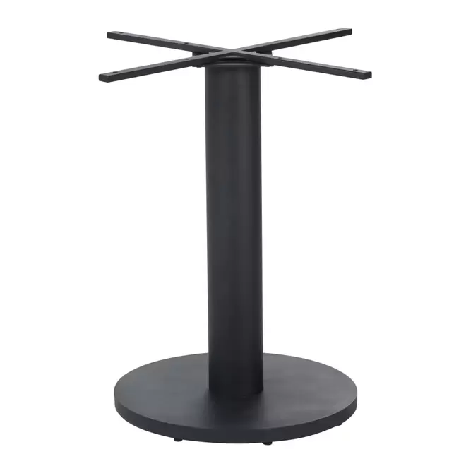 Oferta de Pied de table de restaurant en métal noir H72 por 299€ en Maisons du Monde