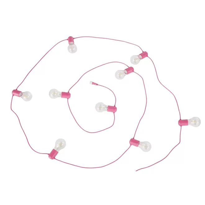 Oferta de Guirlande lumineuse extérieur rose 10LED L830 por 59,99€ en Maisons du Monde