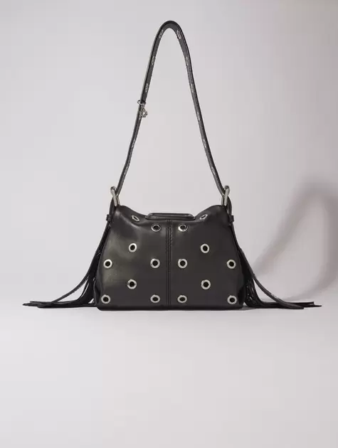 Oferta de Bolso Miss M Mini de cuero con ojales por 335€ en Maje