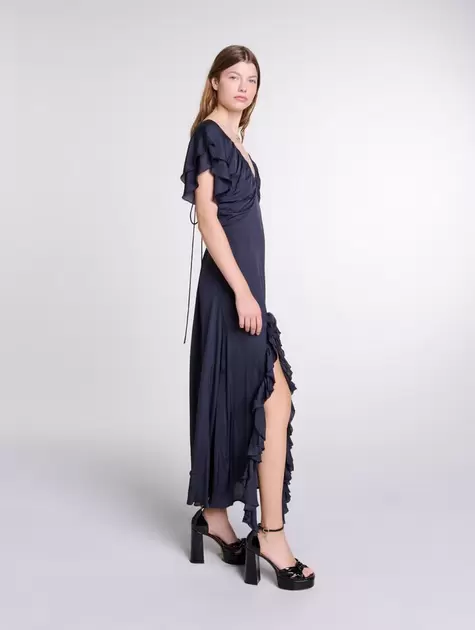 Oferta de Vestido largo con espalda abierta por 177,5€ en Maje