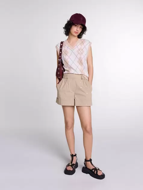 Oferta de Jersey sin mangas de mezcla de lana por 97,5€ en Maje