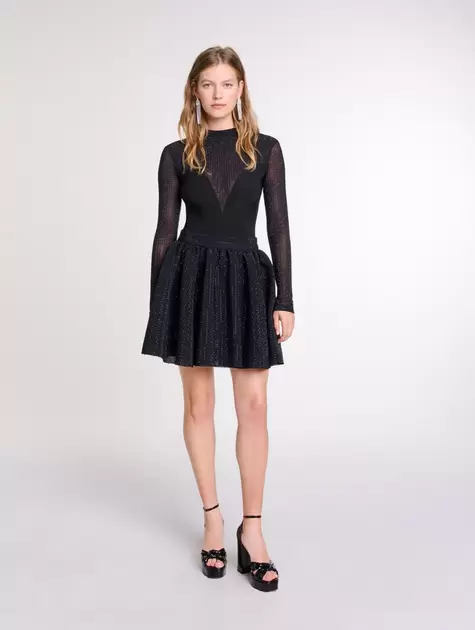 Oferta de Falda corta voluminosa con strass por 165€ en Maje