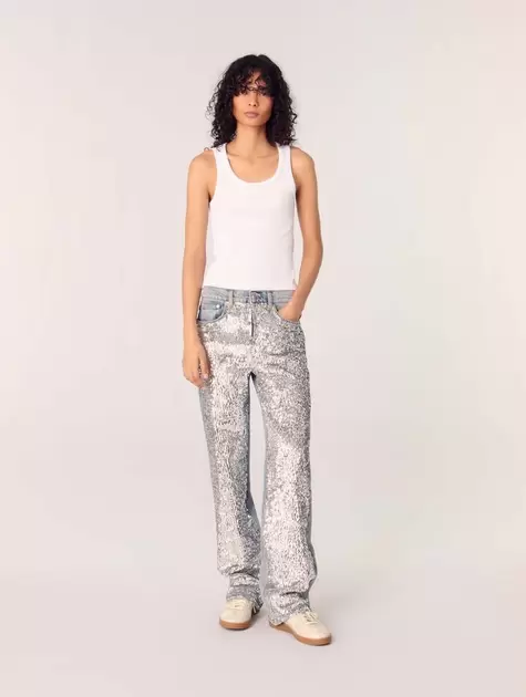 Oferta de Vaqueros con lentejuelas por 206,5€ en Maje