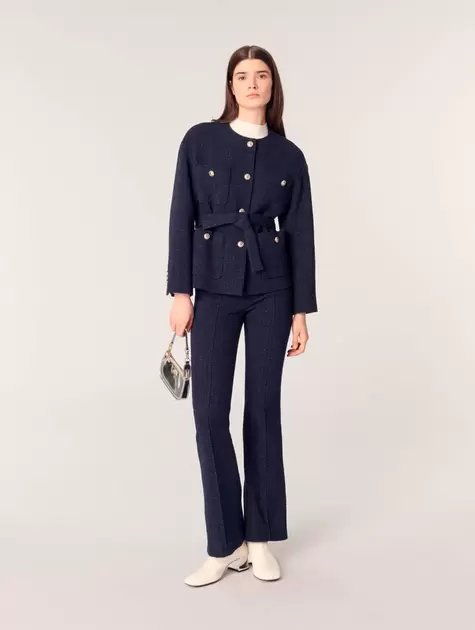 Oferta de Chaqueta 4 bosillos de tweed por 316€ en Maje
