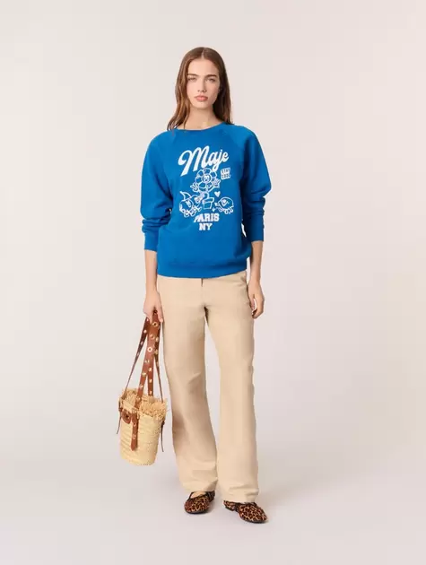 Oferta de Sudadera Maje Paris por 108,5€ en Maje