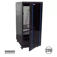 Oferta de REACONDICIONADO RACK 19" 22U 600X600 PERFORADO CROMAD por 272,3€ en Mandatelo.com