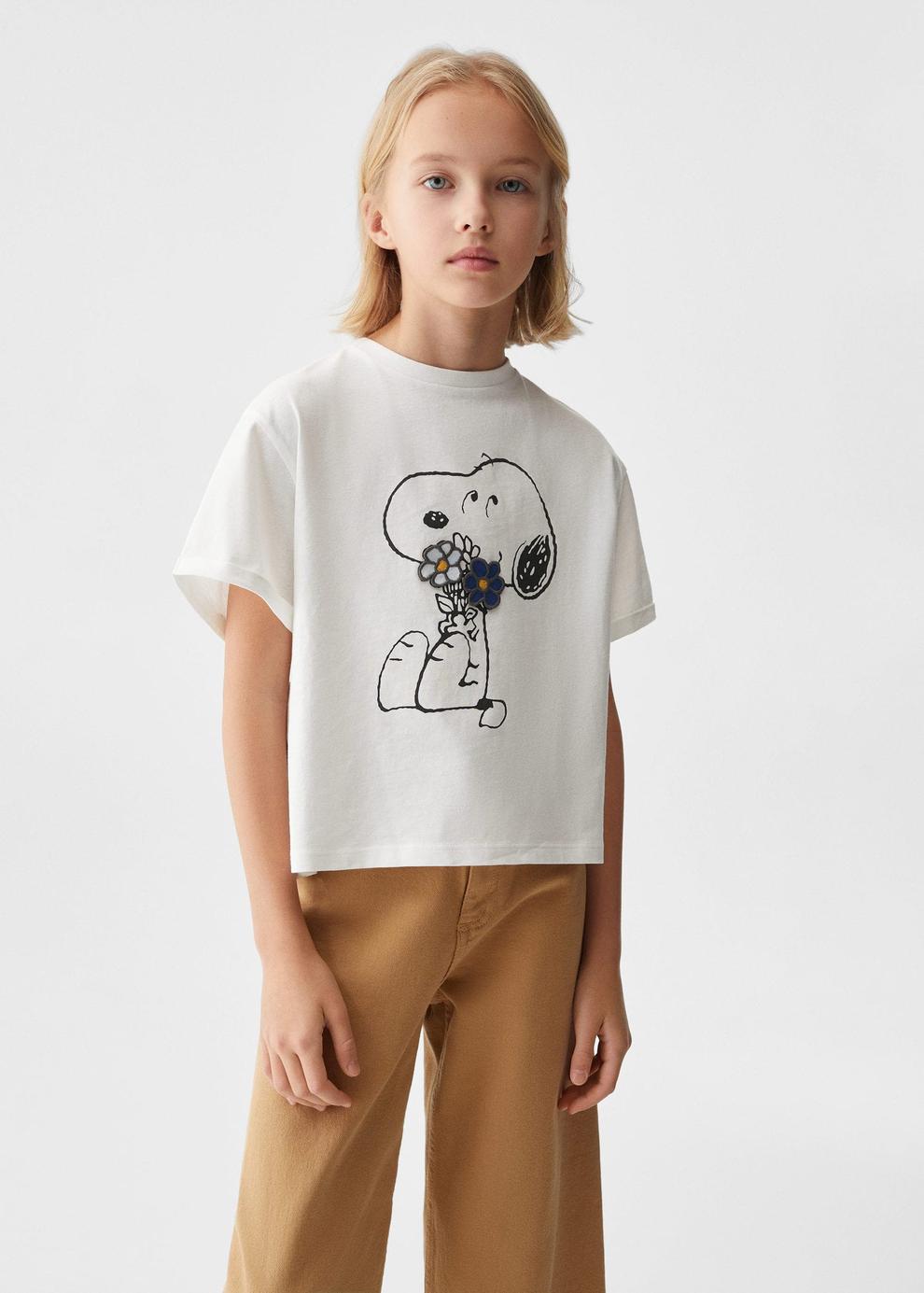 Oferta de Camiseta estampada Snoopy por 12,99€ en MANGO Kids