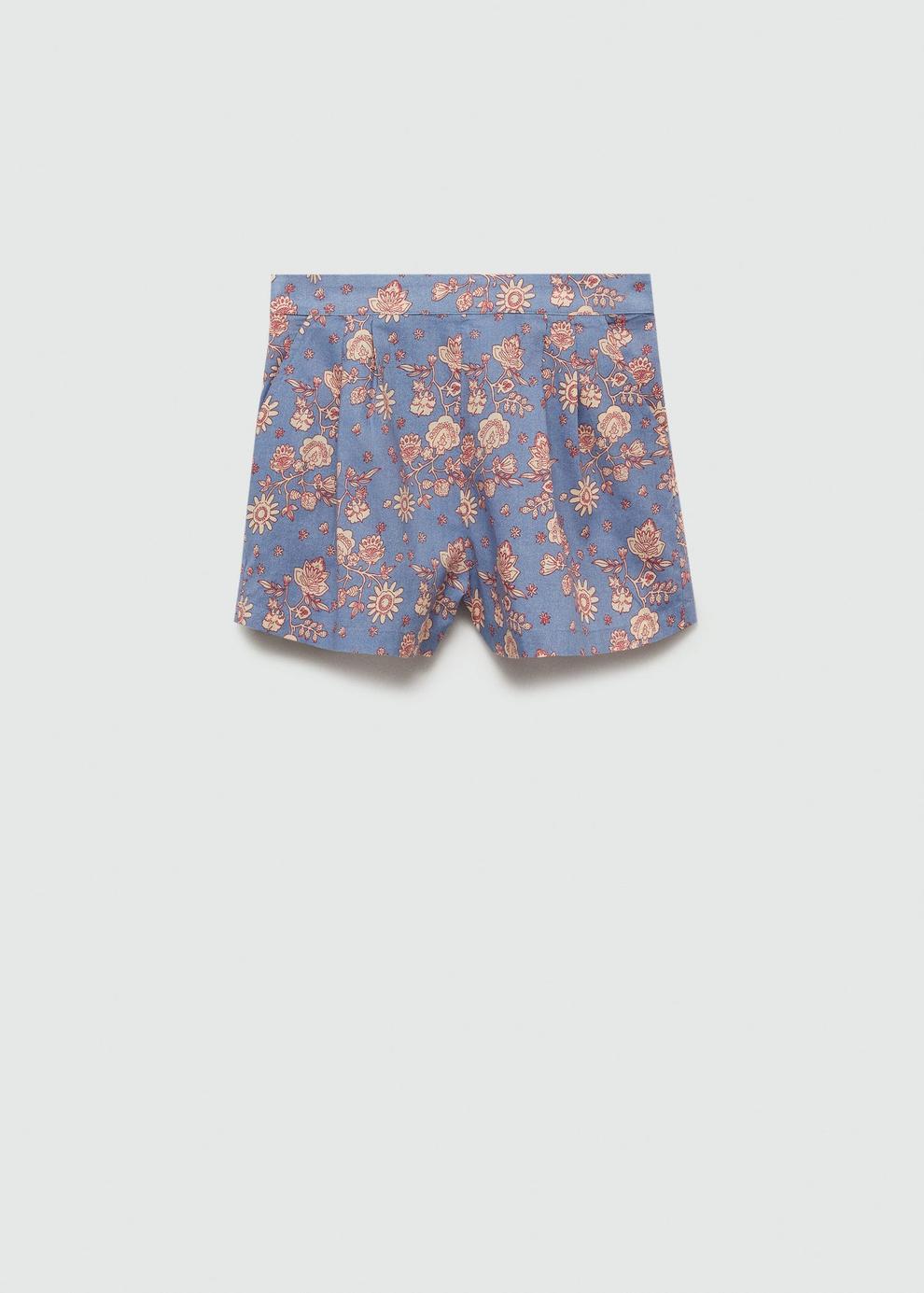 Oferta de Shorts estampado floral por 17,99€ en MANGO Kids