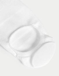 Oferta de Pack de 4 pares de calcetines Trainer Liners™ invisibles de algodón por 12€ en Marks & Spencer