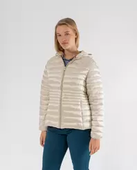 Oferta de PARKA ENTALLADA CON CAPUCHA CRUDO por 69,99€ en October