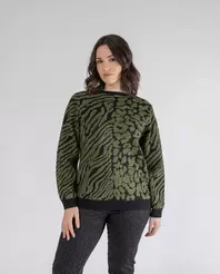 Oferta de JERSEY JACQUARD ESTAMPADO ANIMALCAQUI por 42,99€ en October