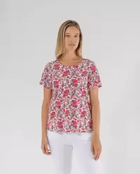 Oferta de Camiseta Con Nudo En Canesú Trasero Crudo por 29,99€ en October