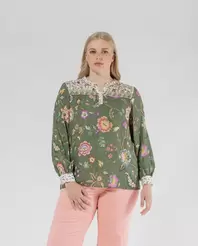 Oferta de BLUSA CON ESTAMPADOS COMBINADOSCAQUI por 39,99€ en October