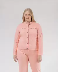 Oferta de CAZADORA SARGA FINA CON CUELLO MAO ROSA por 64,99€ en October