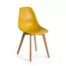 Oferta de Silla Nórdica Bergen, patas de madera por 35,99€ en Ofichairs