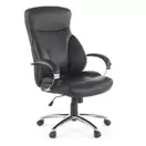 Oferta de Sillón de oficina City ecopiel negra por 269€ en Ofiprix