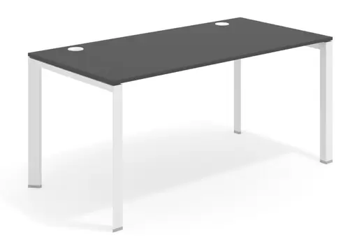 Oferta de Mesa de escritorio Link fondo 80 estructura blanca por 299€ en Ofiprix