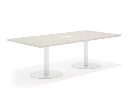 Oferta de Mesa de reuniones planet 240 estructura blanca por 735€ en Ofiprix