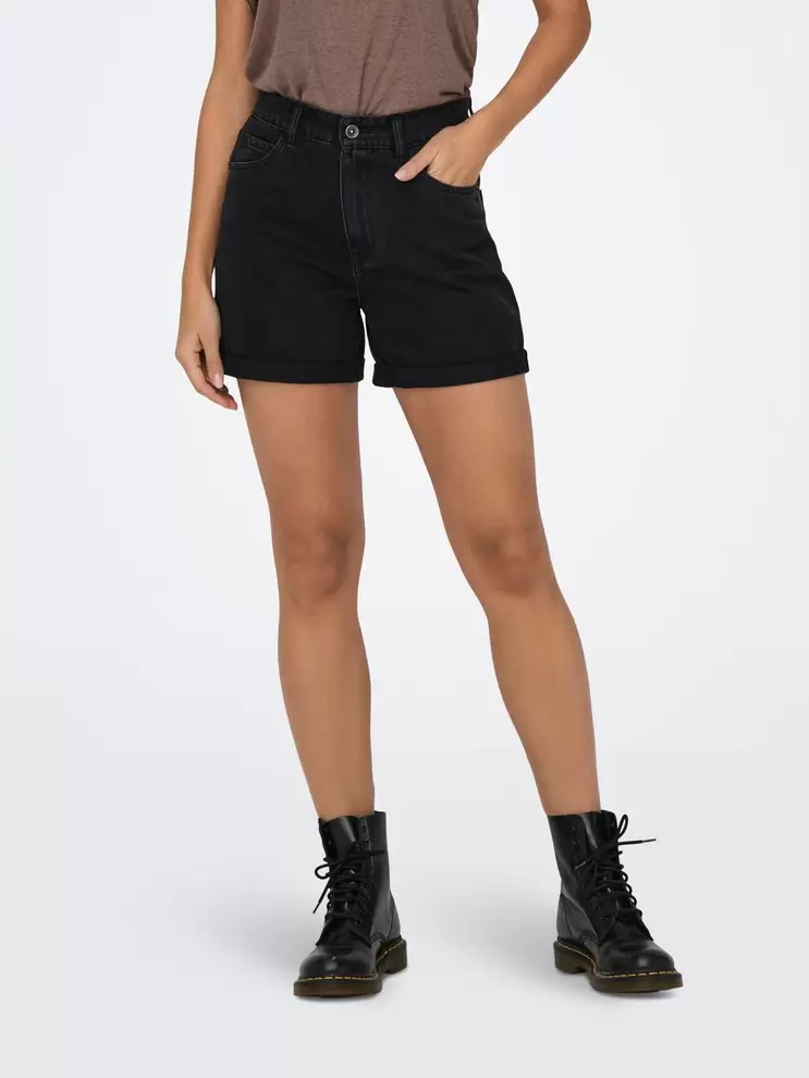 Oferta de ONLVEGA Cintura alta Corte regular Shorts vaqueros por 19,99€ en ONLY