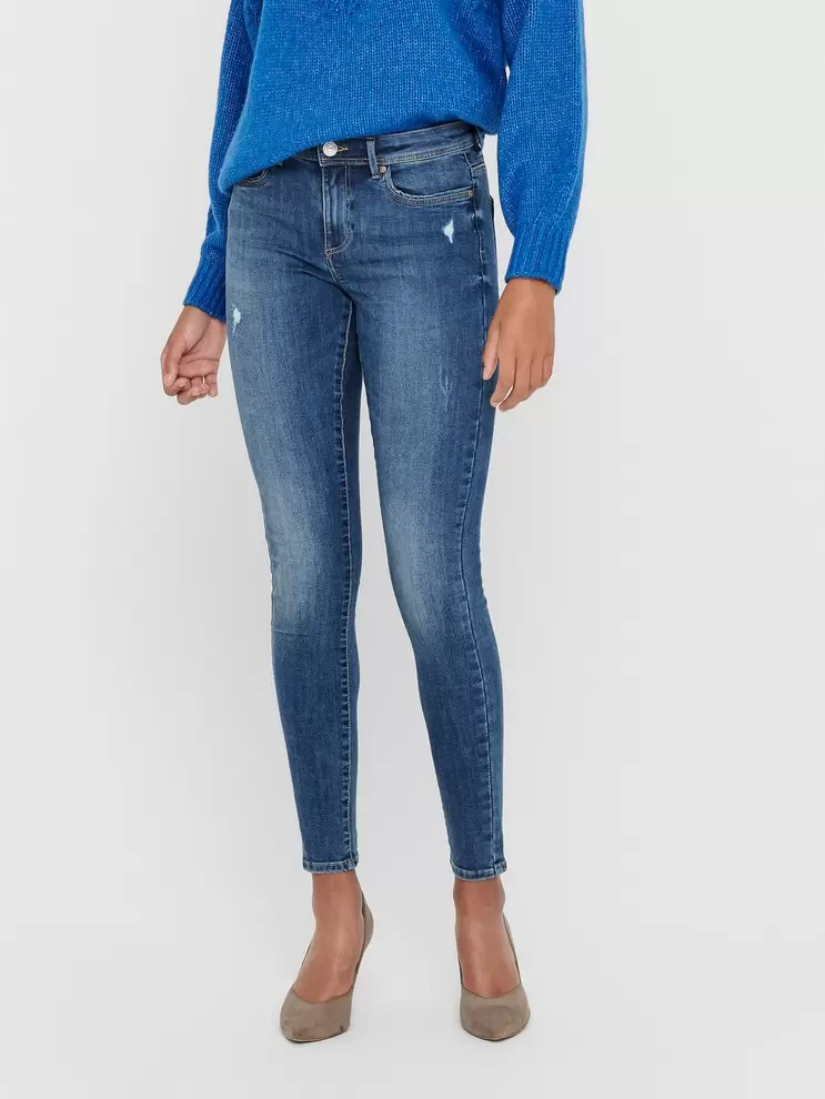 Oferta de ONLWAUW Cintura media Corte skinny Vaqueros por 34,99€ en ONLY